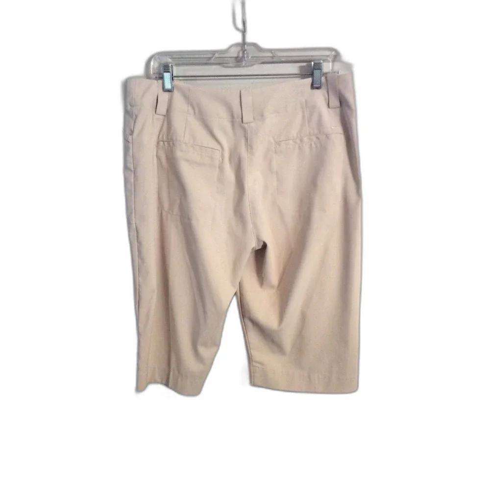 Nike Golf Women's Capris Tan Size 12 Fit Dry EUC